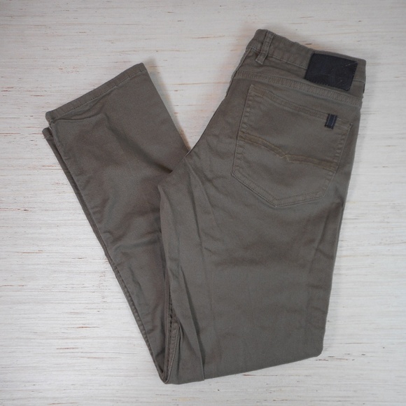 Buffalo David Bitton SAM-X Slim Straight Stretch Pants 32x32 – Olive Green - Picture 1 of 5
